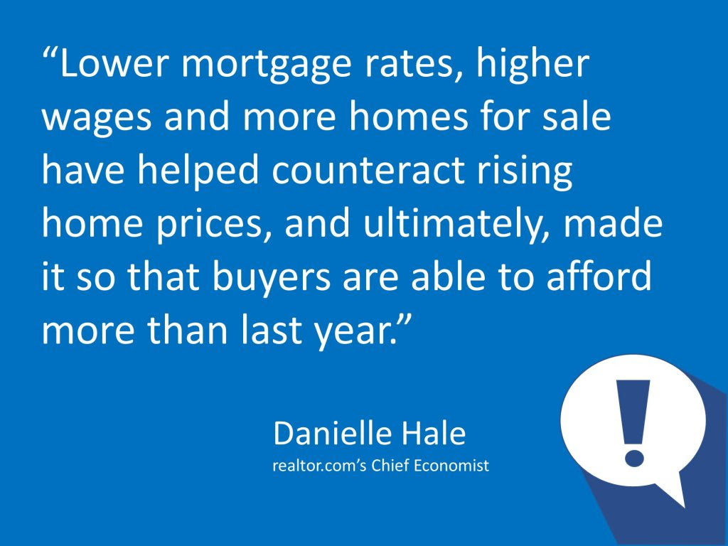 Lower mortgage rates...