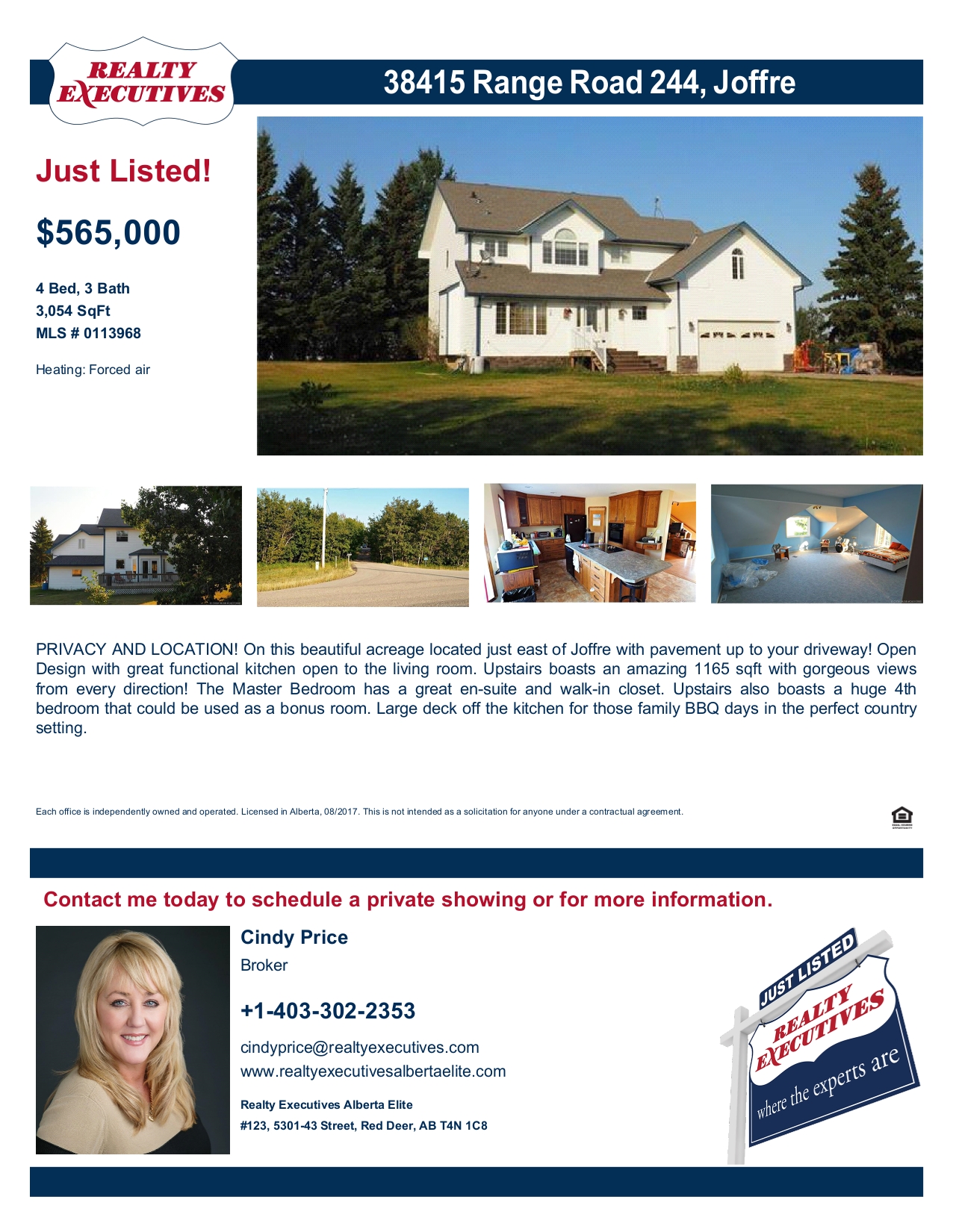 Just Listed: 35102 Range Road 244, Joffre