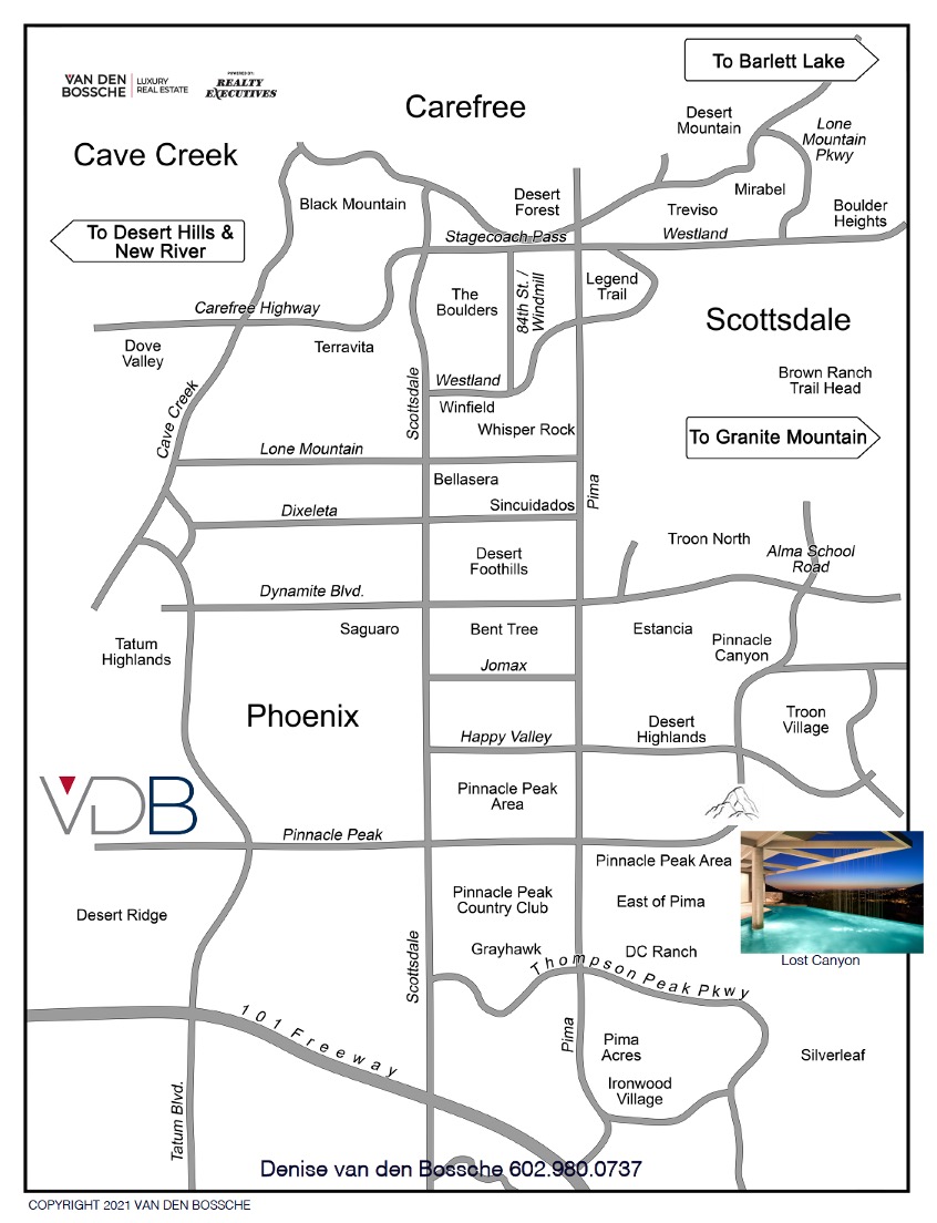 North Scottsdale Map