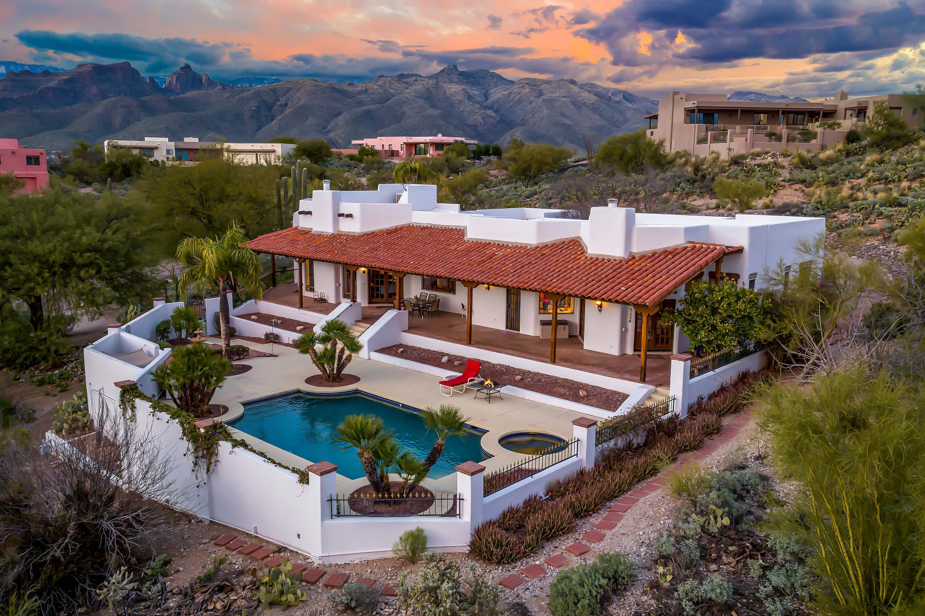 Back yard Pool Porch 