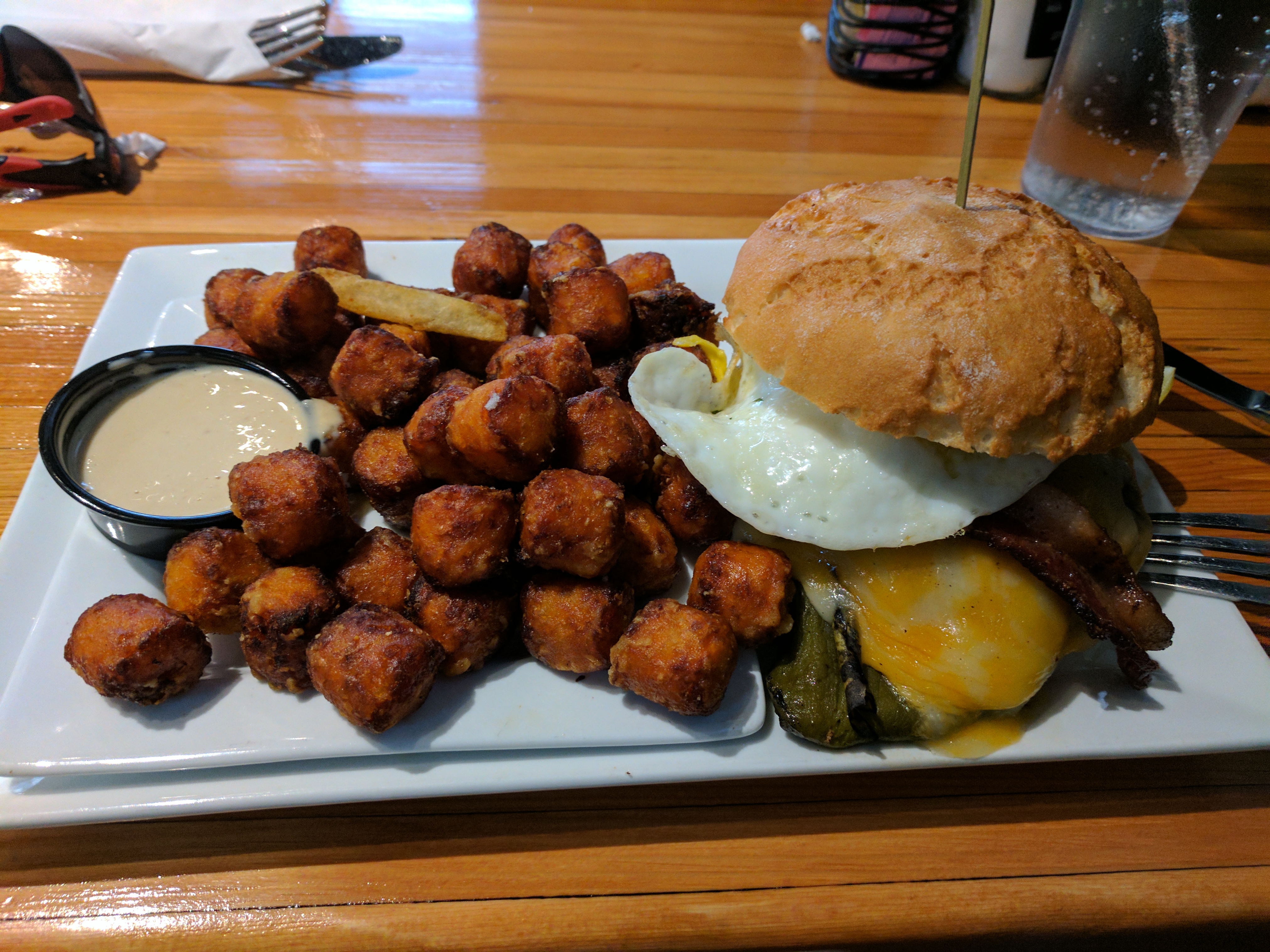Hangover Burger at Rehab Therapy Burger