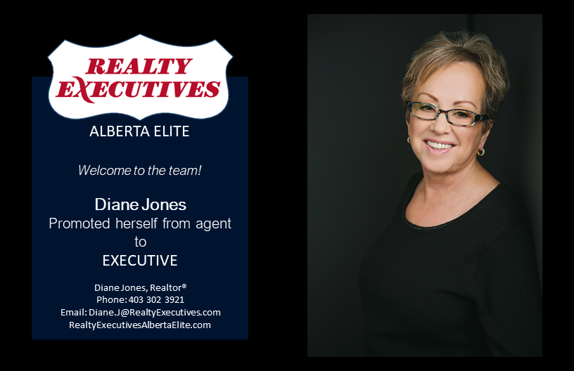 Welcome Diane Jones to Realty Executives Alberta Elite