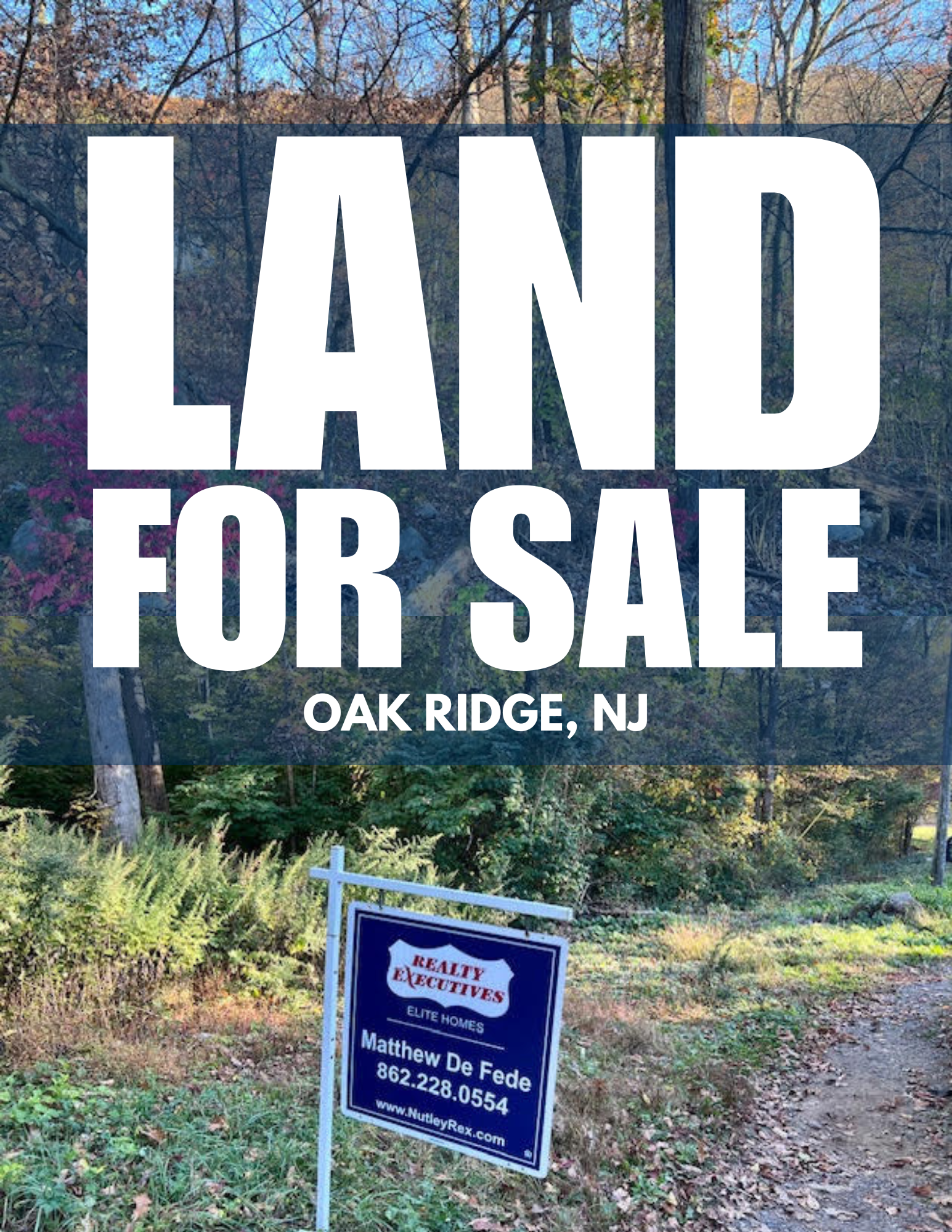 Land For Sale in Oak Ridge NJ 