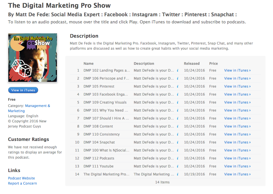 The Digital Marketing Pro Show